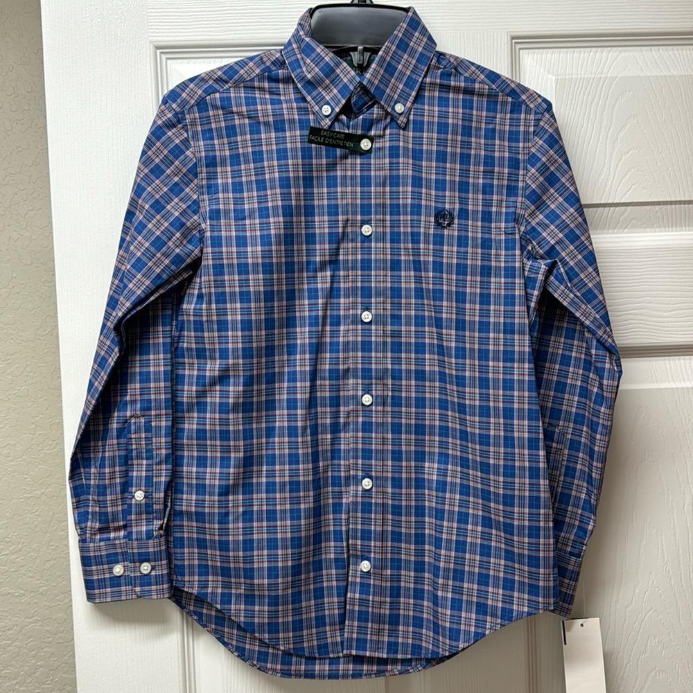 Lauren, by Ralph Lauren boys, button-down long sleeve, size 10